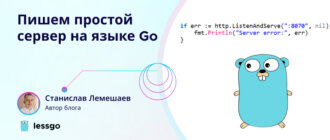 просто сервер на go